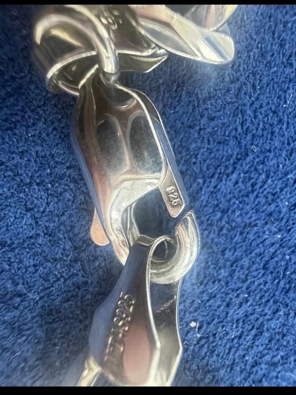 925 Sterling Silver Curb Link Bracelet Men’s